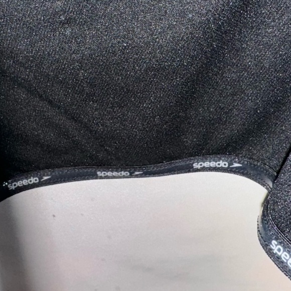 Speedo Women’s Athletic Swim Tank Top Pink Black Bathing Suit Racer Back Plus XL - Picture 4 of 9